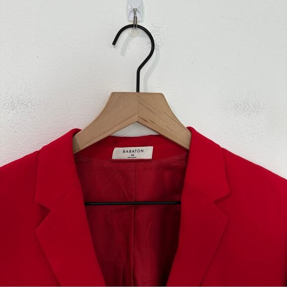 Aritzia Babaton Demy Oversized Blazer in Red size XS - Picture 4 of 9